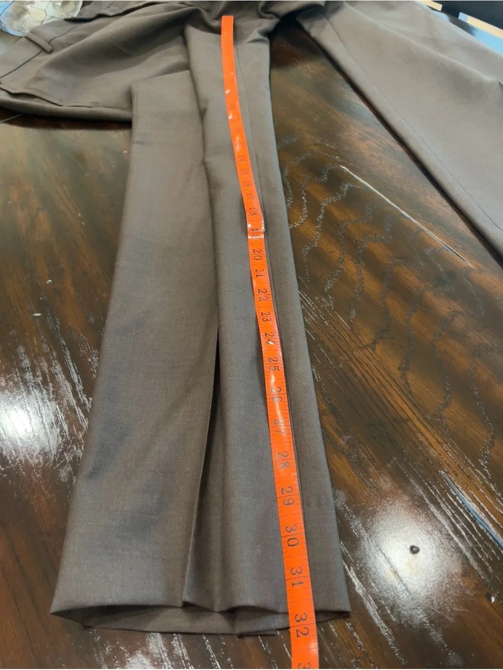 Zanella Devon Super 120’s Wool Dress Pants Made in Italy Size 38
